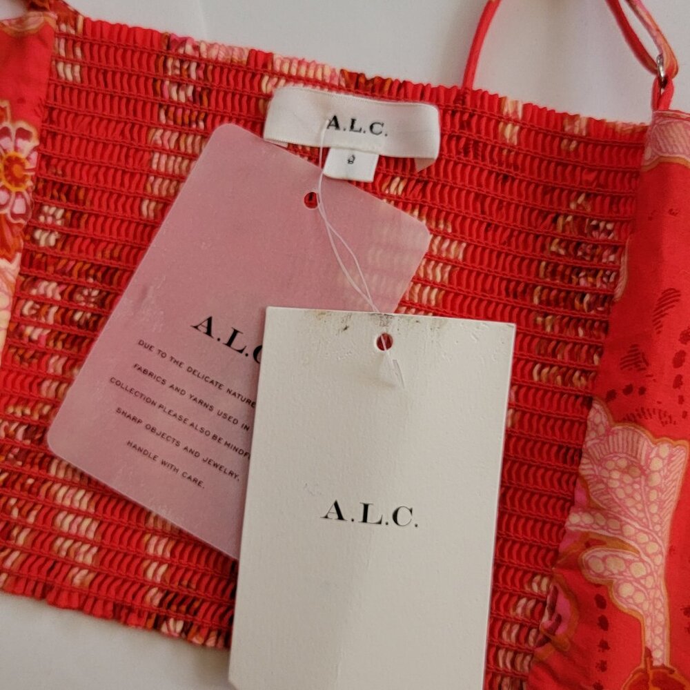 A.L.C. 2 pc set - Francis Cotton Drawstring Skirt and Arit Top in Calla Multi - Picture 12 of 16
